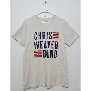 Chris Weaver Band Graphic T-Shirt Logo Music Country Blues Band Merch SZ M